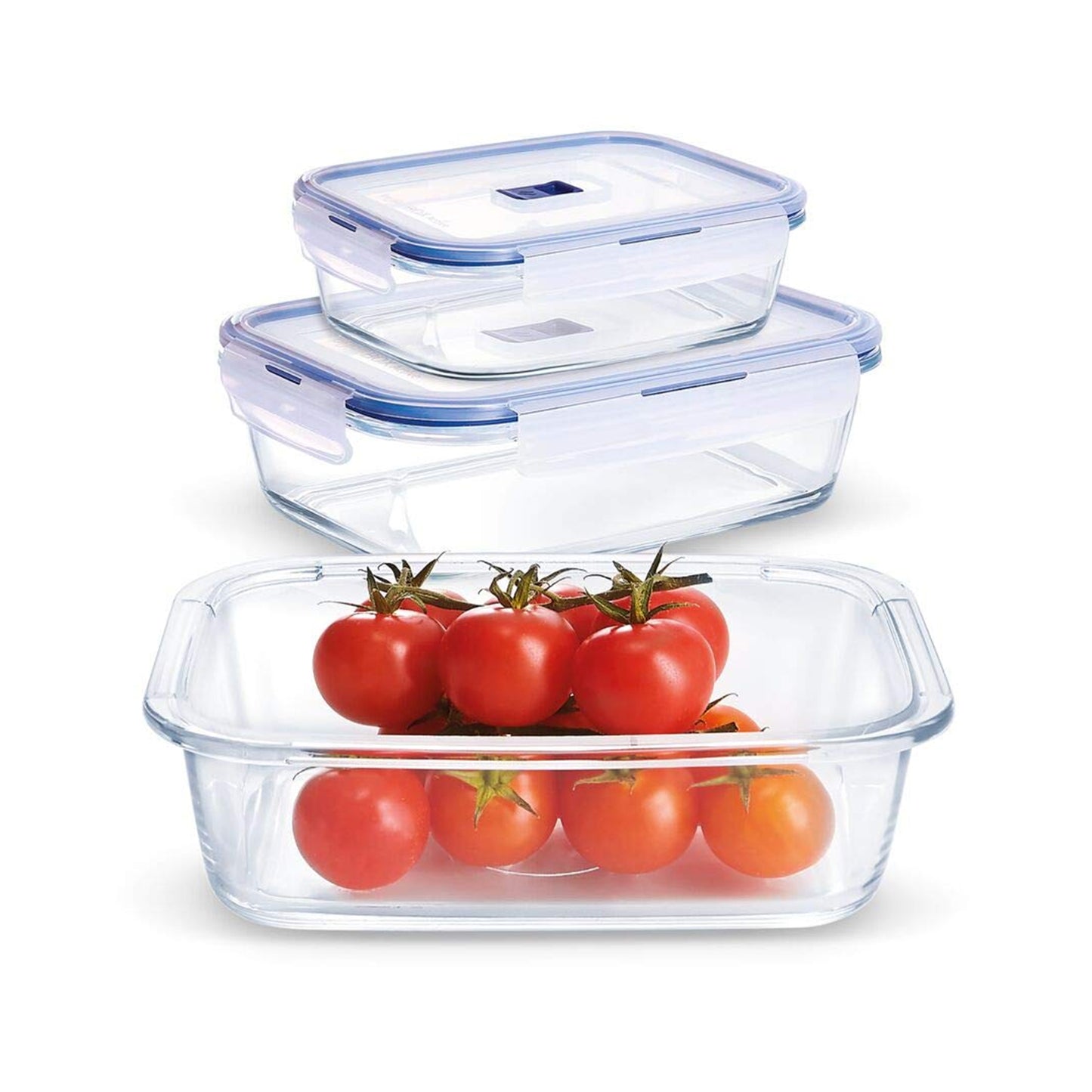 PURE BOX RECT FLAT 3PCS SET LUMINARC