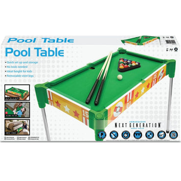 Ambassador Tabletop Pool Billiards Table Ambassador