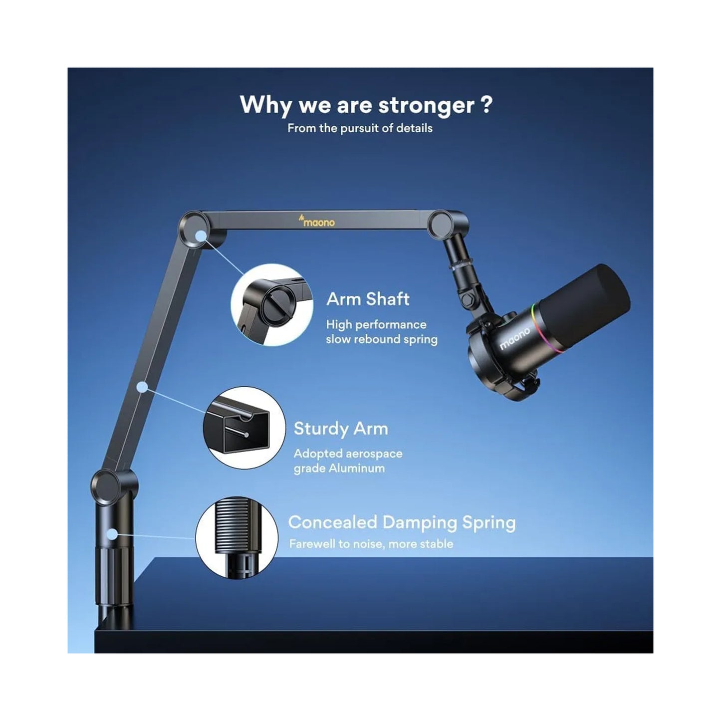 Maono Microphone Boom Arm