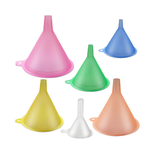 SMALL COLORED PLASTIC FUNNEL