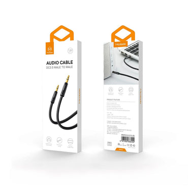 Mcdodo Ca-6640 Audio Cable Dc3.5 Male To Male 1.2M Black