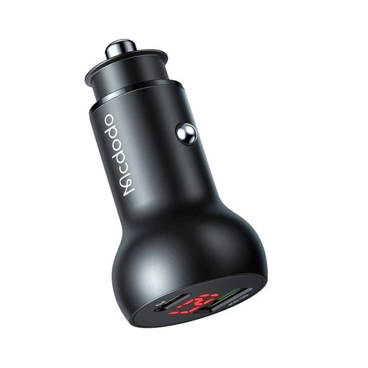Mcdodo Cc-7030 45W Digital Display Pd Car Charger Blk