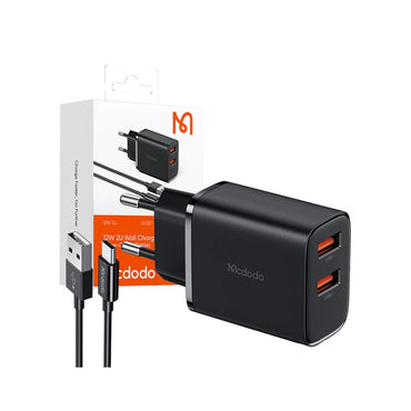 Mcdodo Ch-5072 Wall Charger Kit With Cable C Type Black