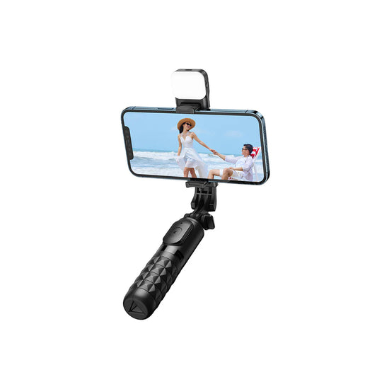 Mcdodo Ss-1781 Single Light Wireless Selfie Stick Black
