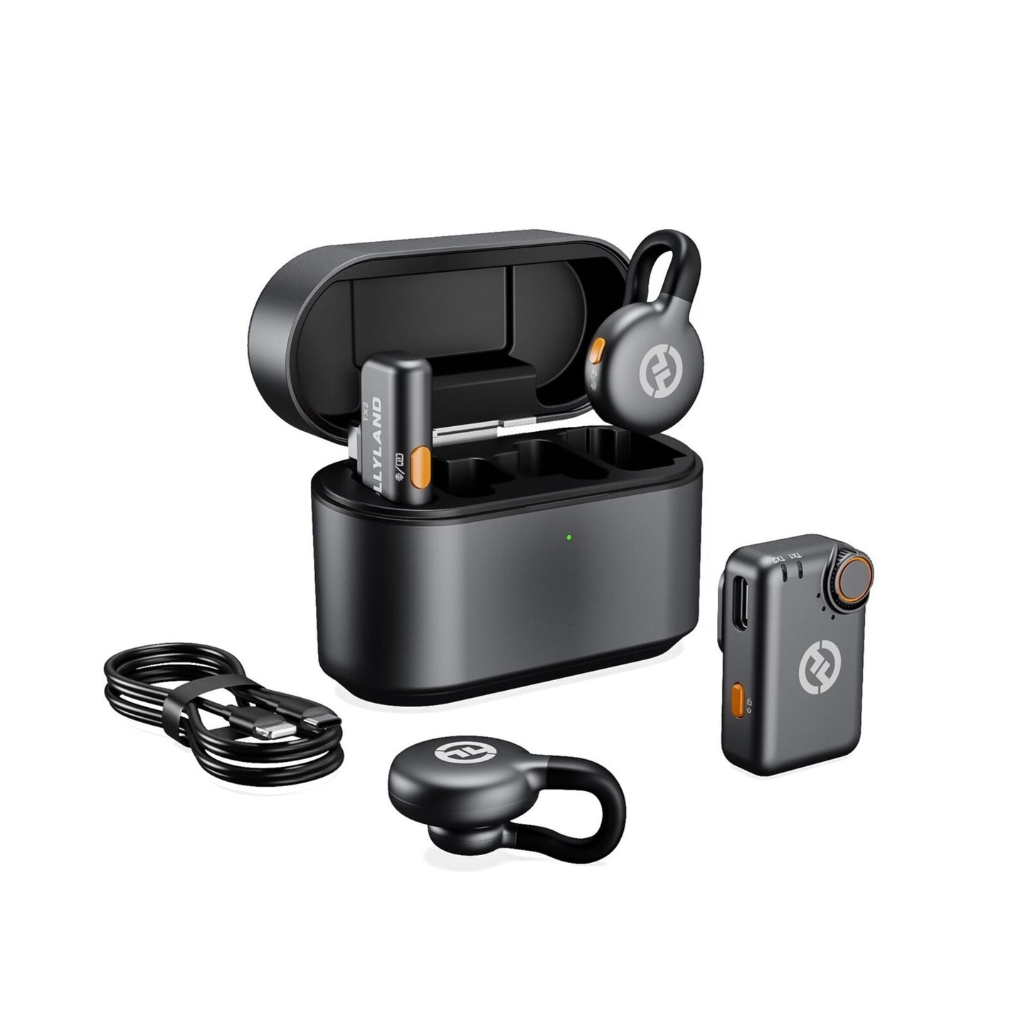 HOLLYLAND LARK M2S Wireless Lavalier Mic USB-C To Lightning