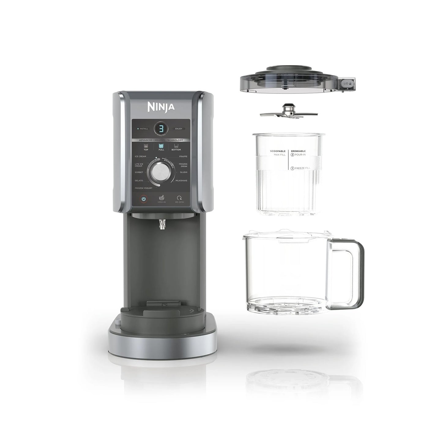 Ninja CREAMi Deluxe Ice Cream Maker, Treats and Frozen NINJA