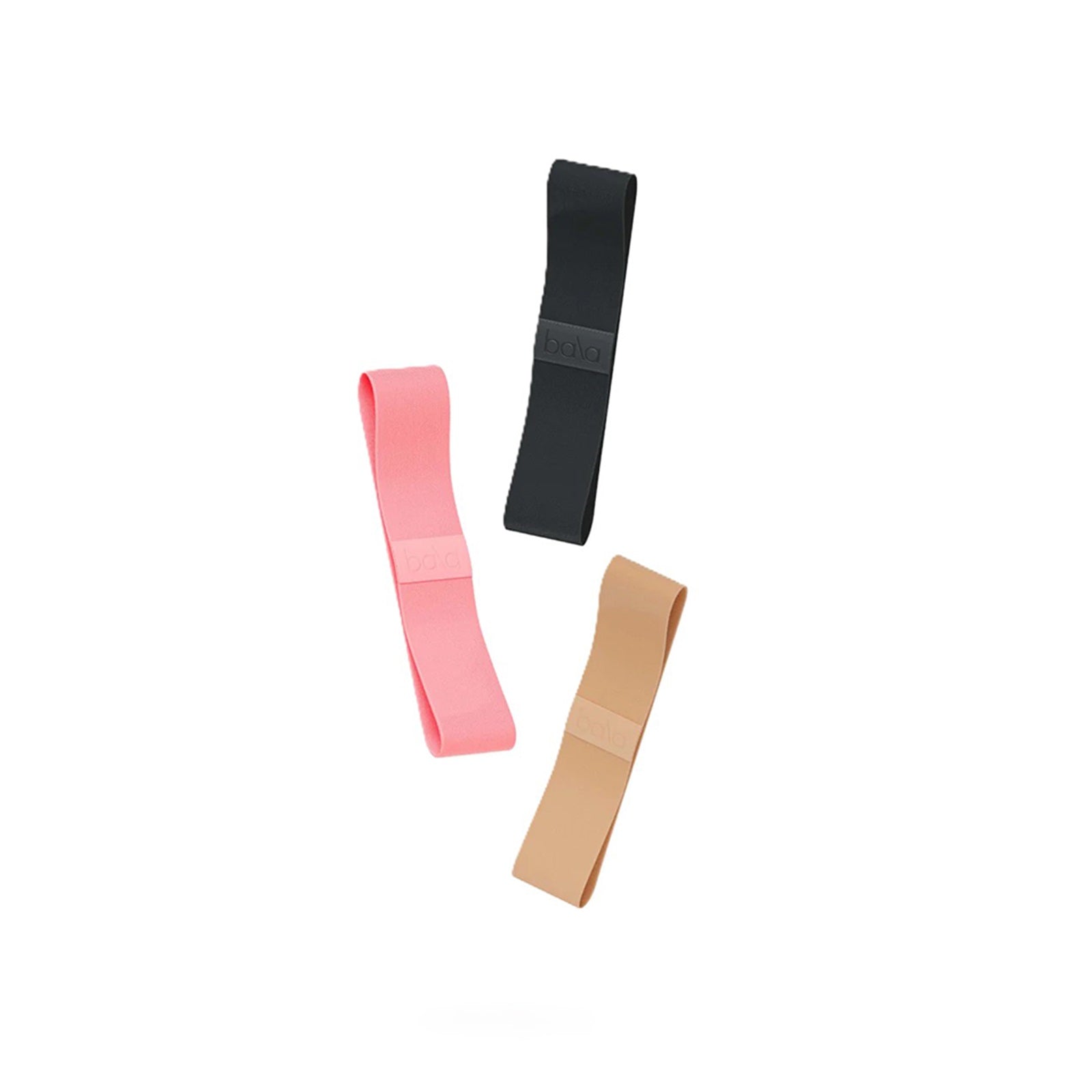 Bala Resistance Bands Charcoal Sand Blush