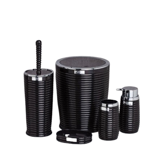 Elegance Bathroom Set (5 pcs) - Chrome