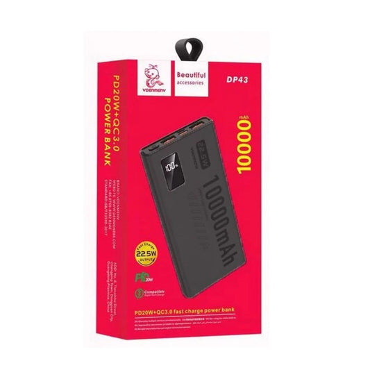 PD20W+QC 3.0 Fast Power bank - 10000mAh