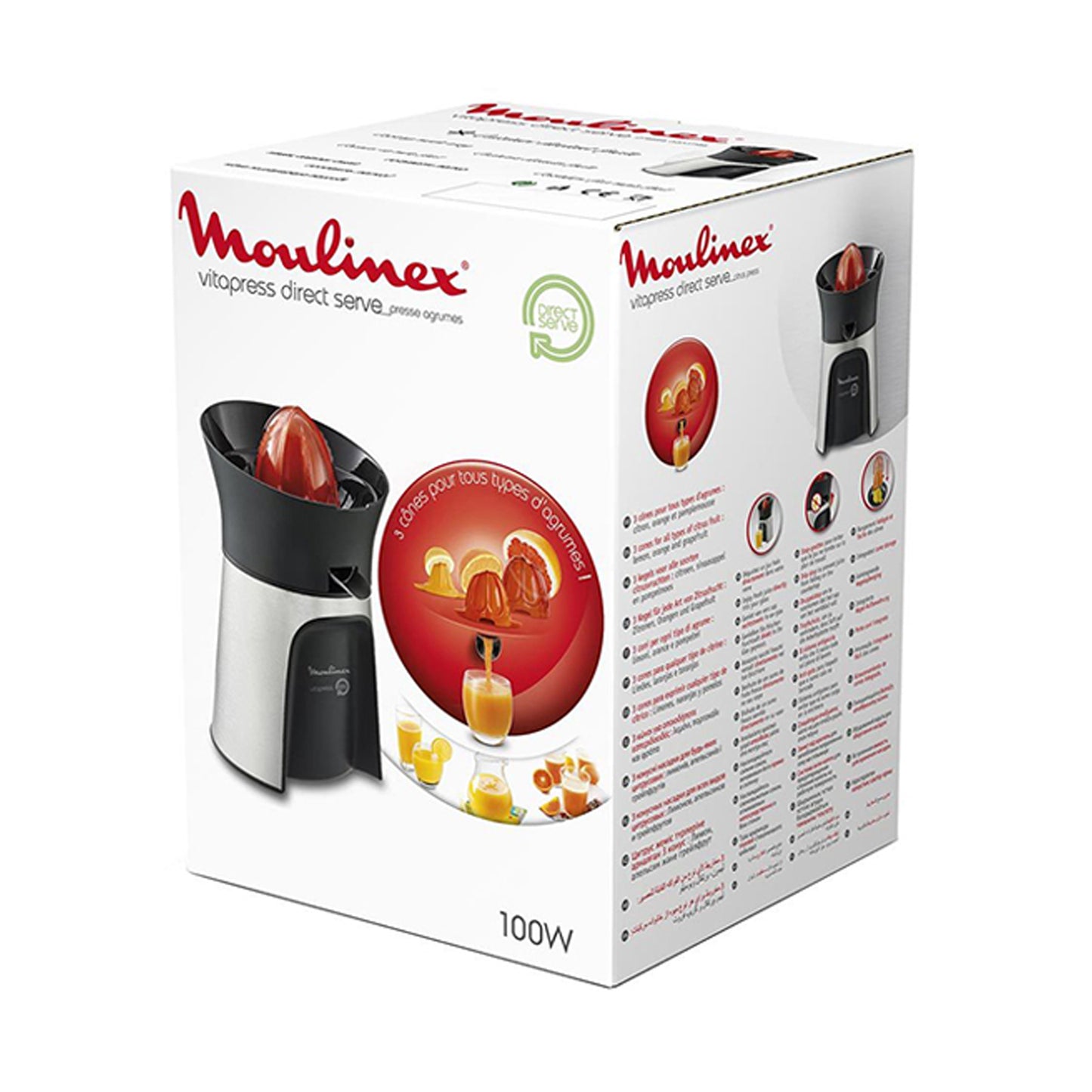 Moulinex Citruss Juicer Press 100w 3 Heads