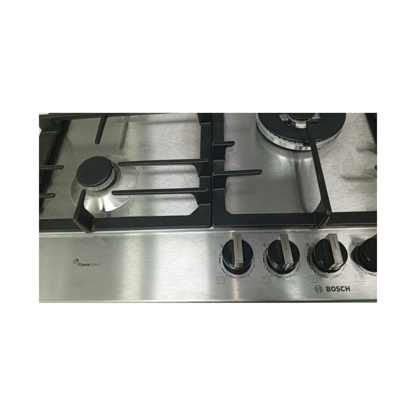 BOSCH Hob 90 cm 5 Gas Burners Safety Stainless Steel (BU)