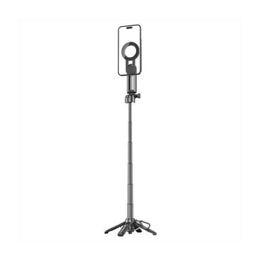 Porodo Selfie stick Aluminum alloy tube 55 mah type C- Black