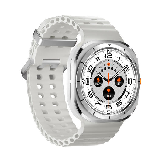 PORODO Voyager Amoled 1.43" SmartWatch - Silver Dial White