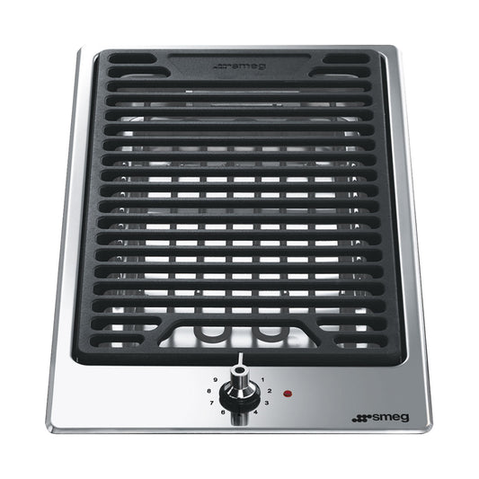SMEG Built in Barbecue Electric 30 cm Stainless Steel
