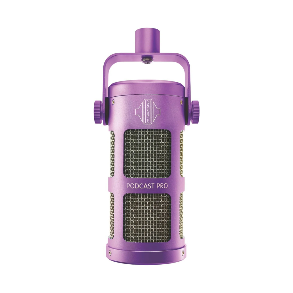 Sontronics Podcast Pro Dynamic Microphone, Purple SONTRONICS