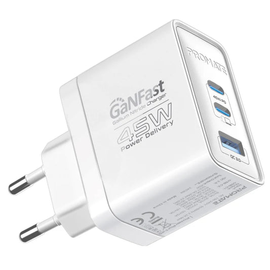 45W Power Delivery GaNFast™ Charger with Quick Charge 3.0
