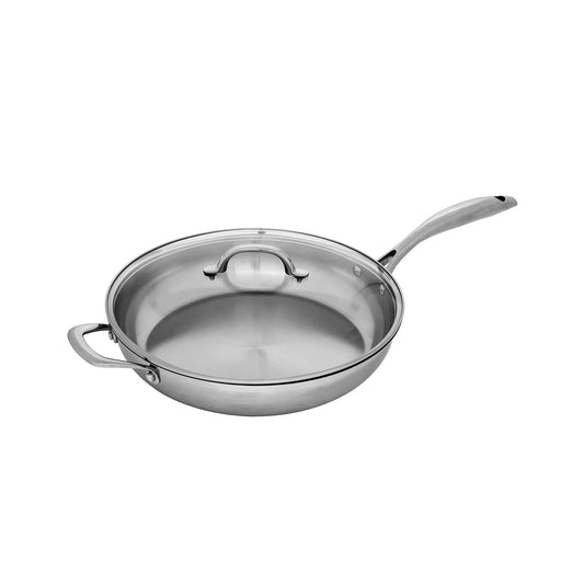 SD DLX SAUTEPAN + LID 32CM SWISS DIAMOND