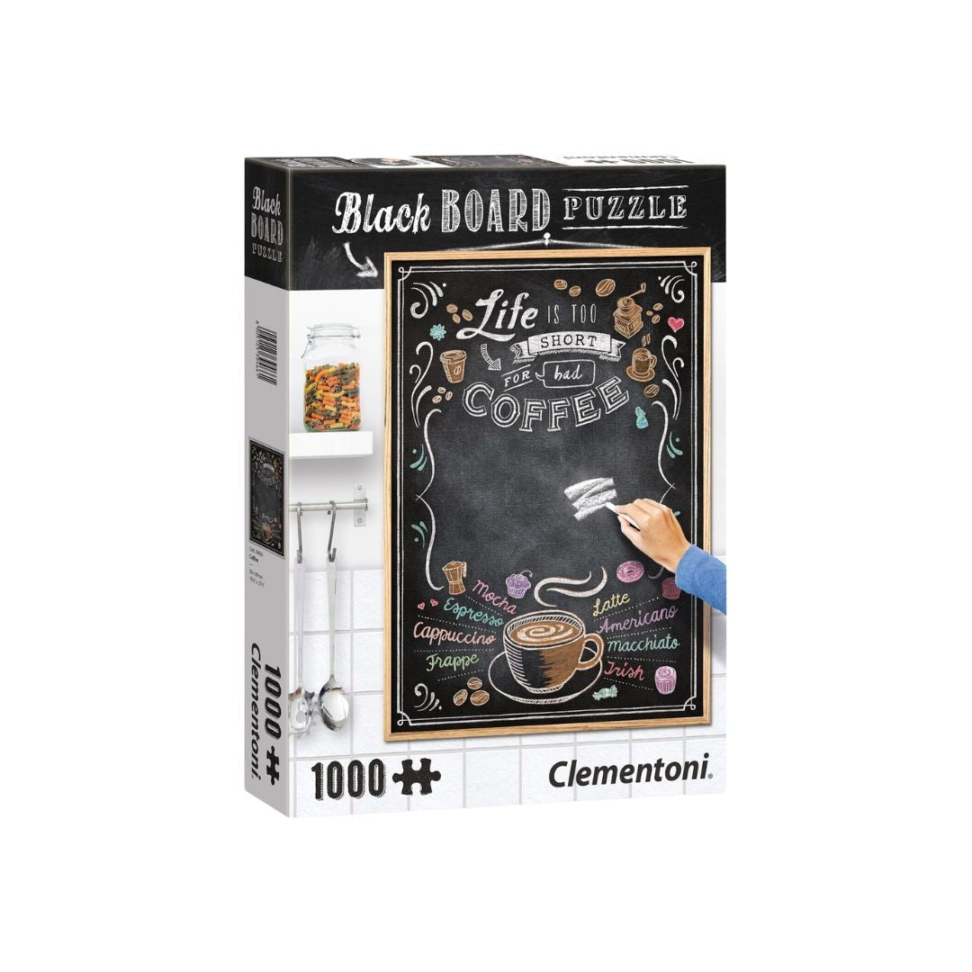 Clementoni Chalkboard Blackboard Coffee Puzzle Clementoni