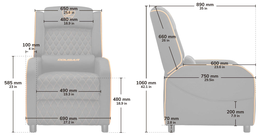 COUGAR Ranger One Gaming Sofa