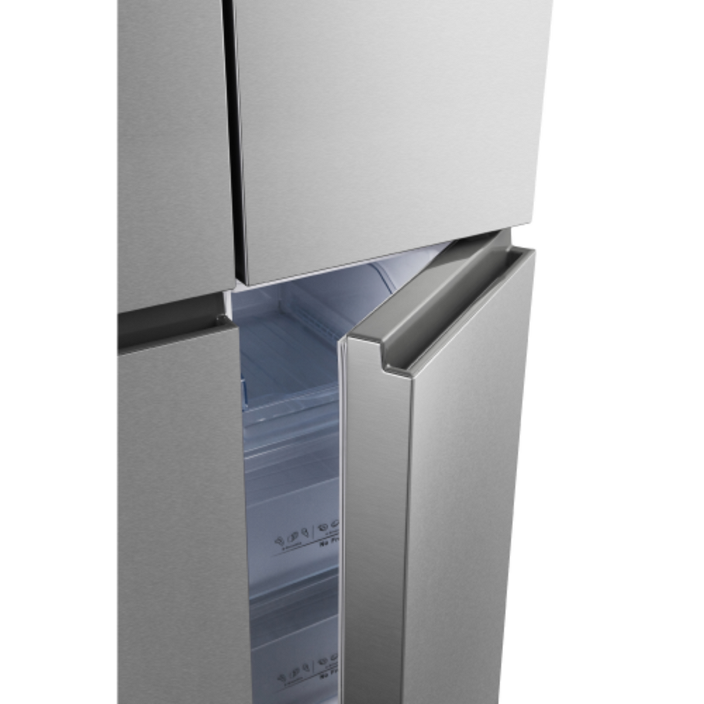 HISENSE Refrigerator 4 Doors 22CF 475L Inverter Silver