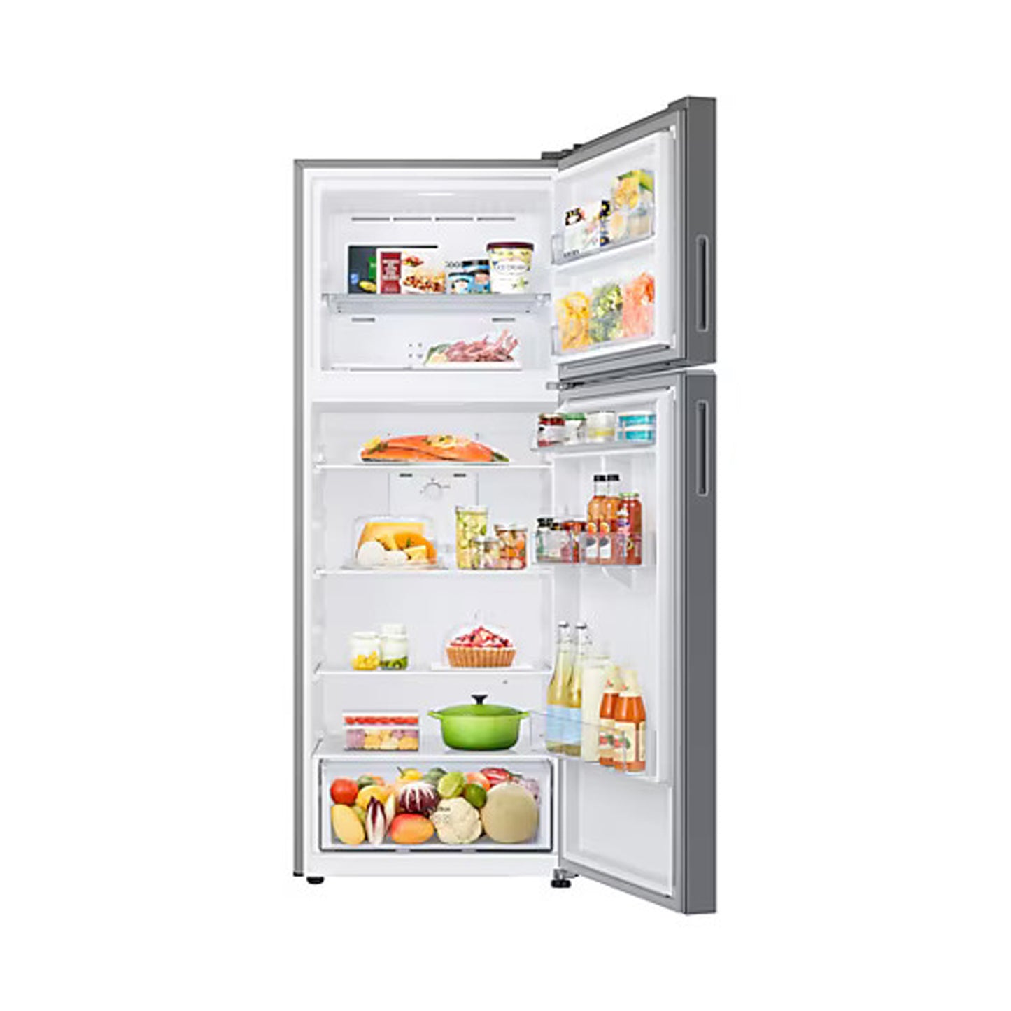 SAMSUNG 24 Cft Refrigerator 2 Doors Stainless