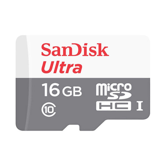 SANDISK 16GB Ultra MicroSDHC UHS-I Card 80MB/s
