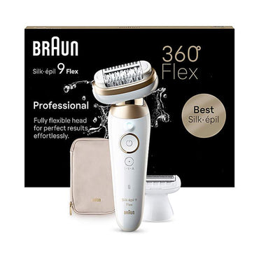 Braun Silk-épil 9 Flex SkinSpa 3D epilator Wet & Dry