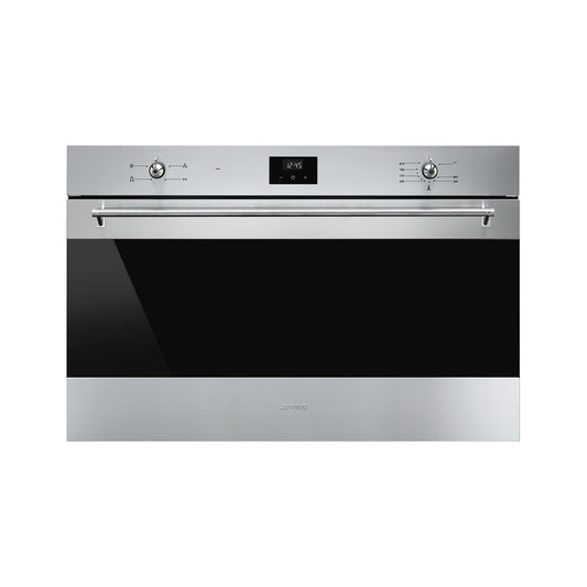SMEG Oven Gas Electric 90 cm 116L Convection Stainless Steel