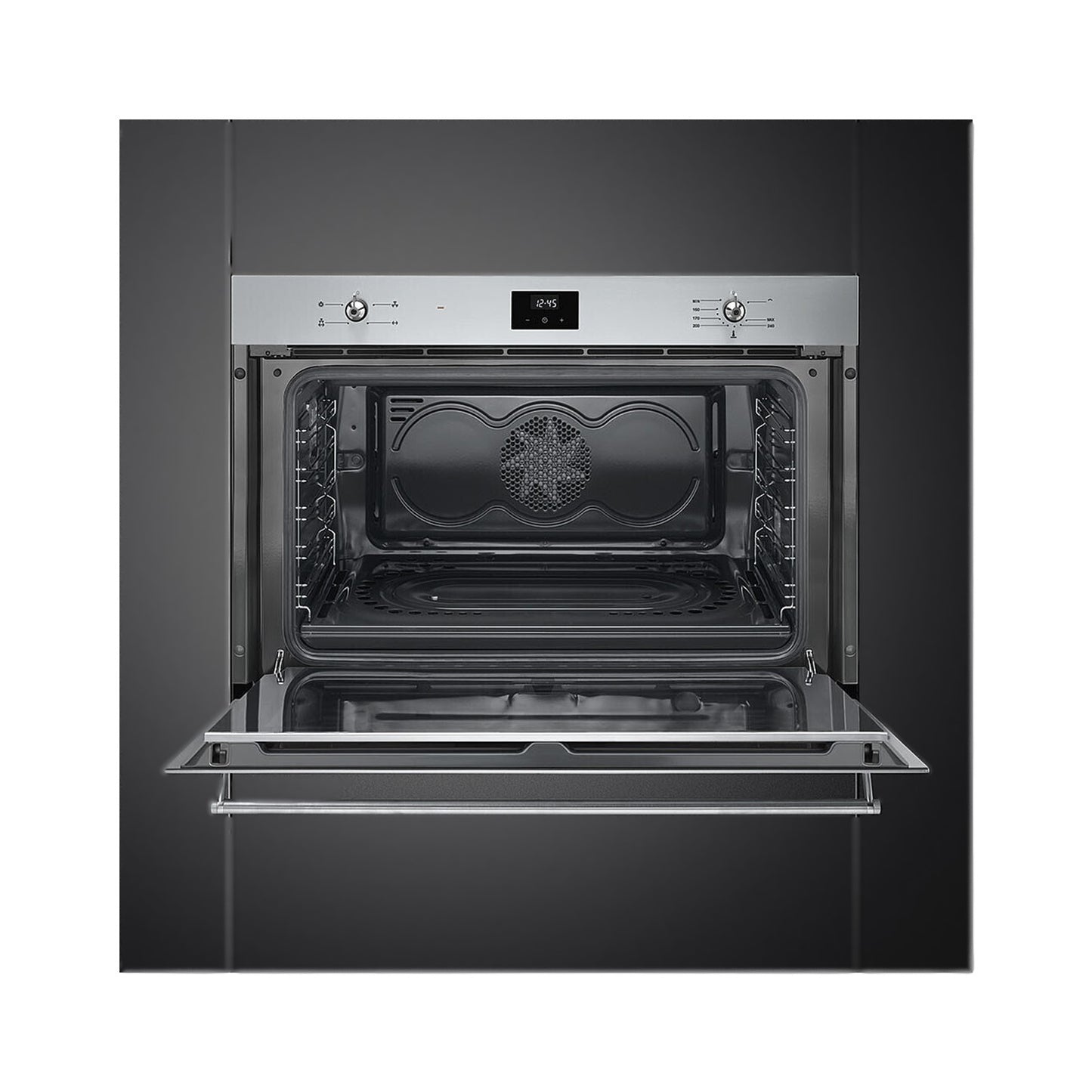 SMEG Oven Gas Electric 90 cm 116L Convection Stainless Steel
