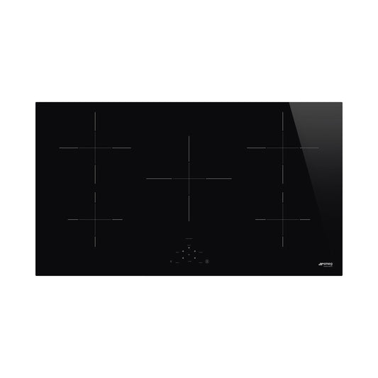 SMEG Hob 90 cm Induction 5 Cooking Zones Black