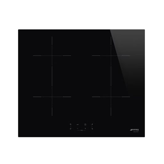 SMEG Hob Induction 60cm 4 Cooking Zones Vitroceramic Black