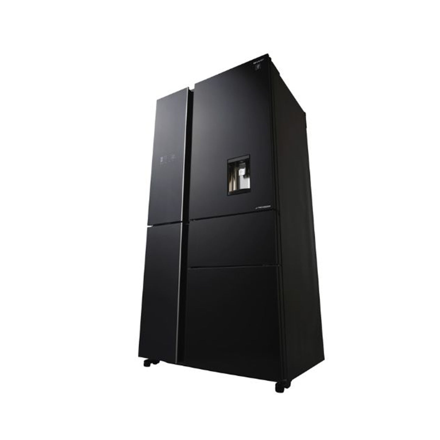 SHARP 29 CF Refrigerator 5 Doors Glass Black