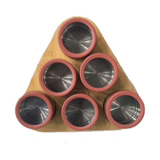 spice jar/dark blue+rust red mix