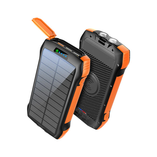 20000mAh EcoLight™ Solar Power Bank with Built-in USB-C