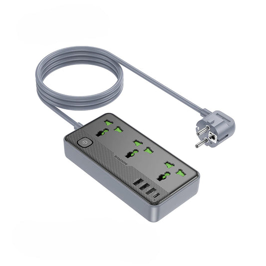 BOROFONE Multifunctional Safety 3 Socket 1.5M USB-C/A