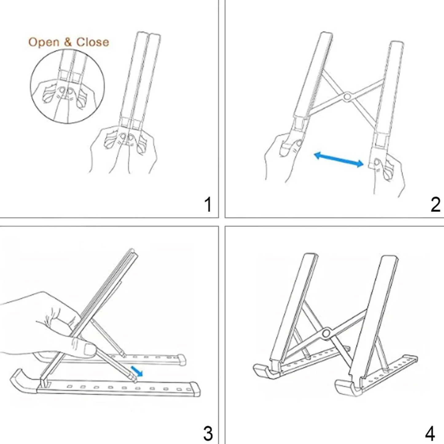 Laptop Stand Creative Folding Storage Bracket - Multi-Size