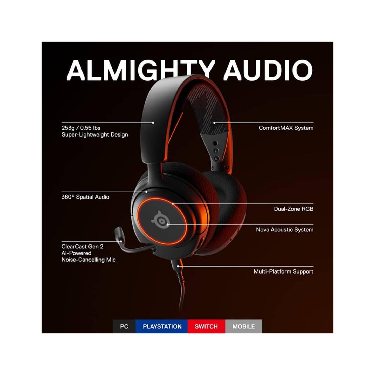 SteelSeries Arctis Nova 3 - 61631 SteelSeries