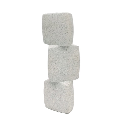 Vase Ceramic White &Grey.