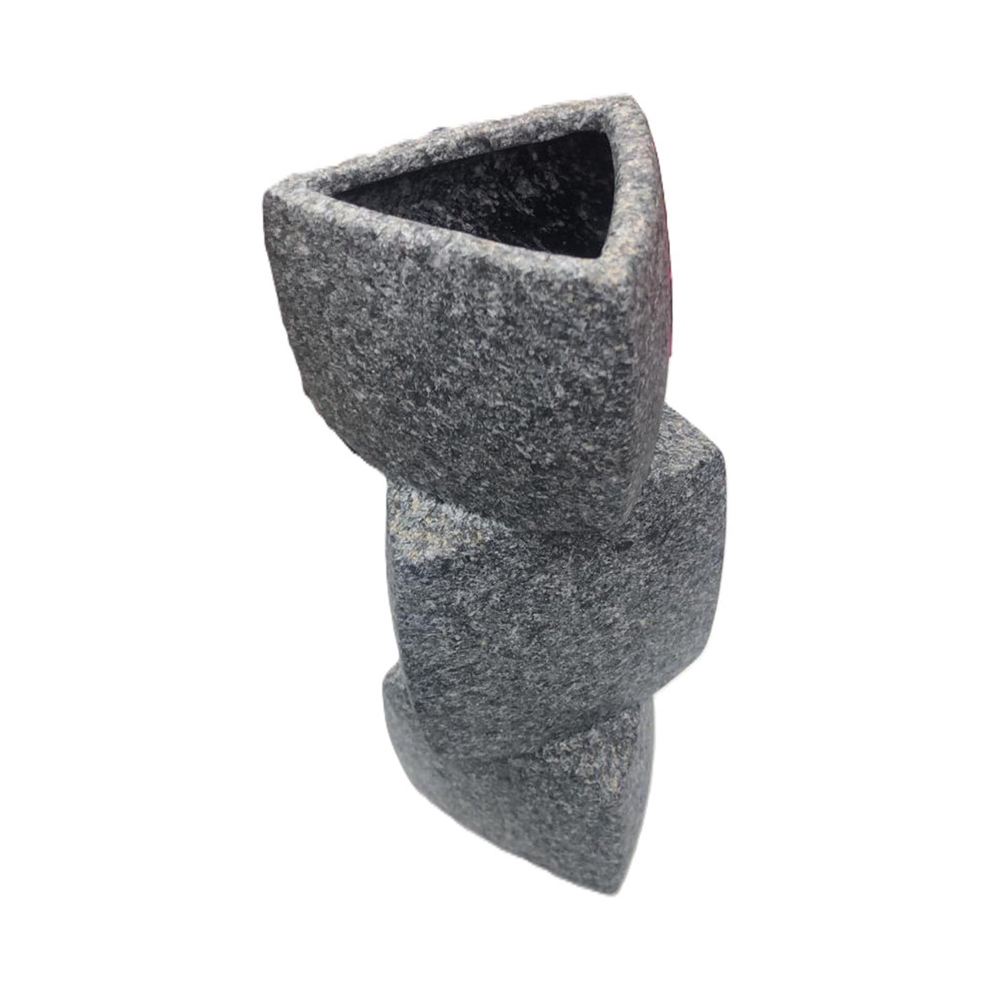 Vase Ceramic White &Grey.