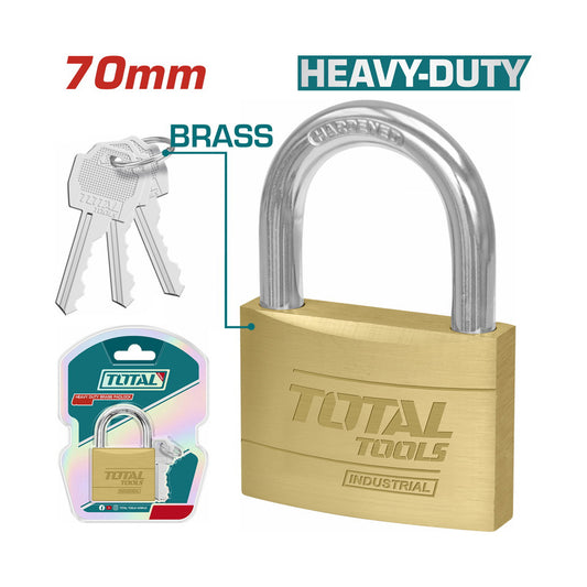Total 2Pcs key-alike brass padlock set TOTAL