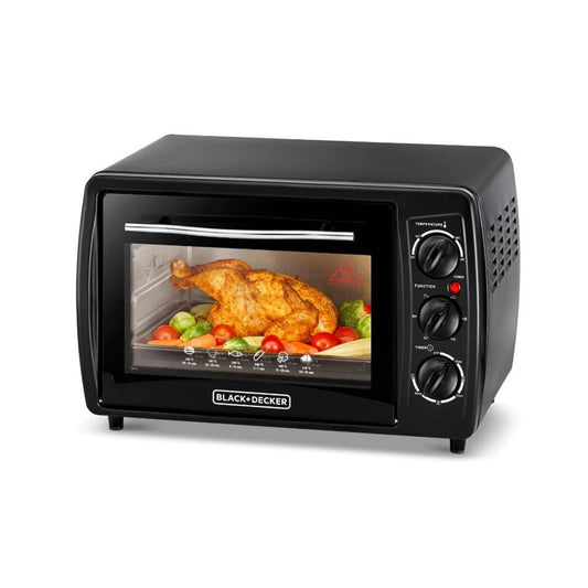 Black+Decker Electric Oven 19L Double Glass BLACK & DECKER