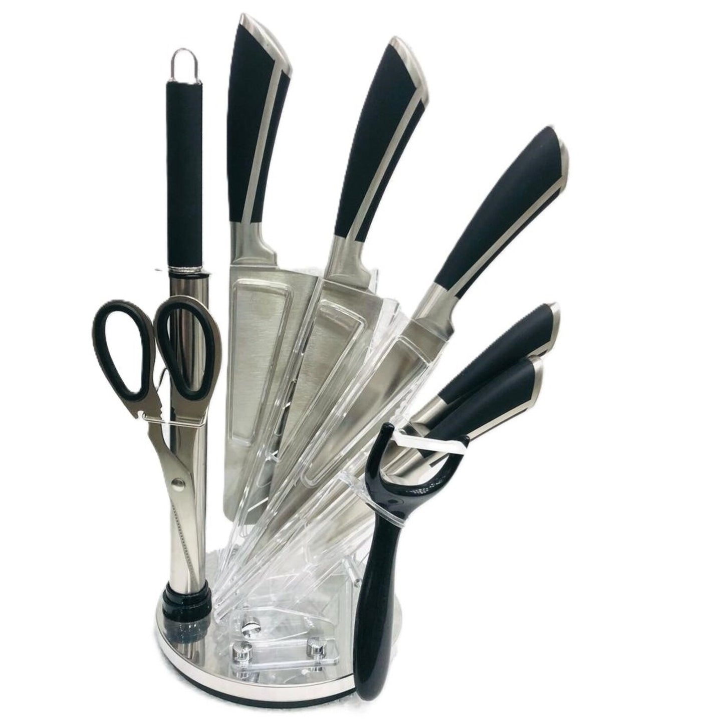 Knife Set 8pcs Black
