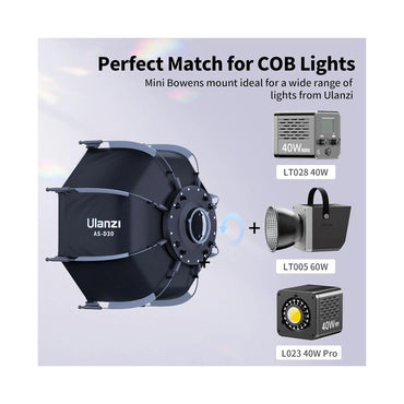 Ulanzi 30cm Octagonal Softbox with Mini Bowens Mount