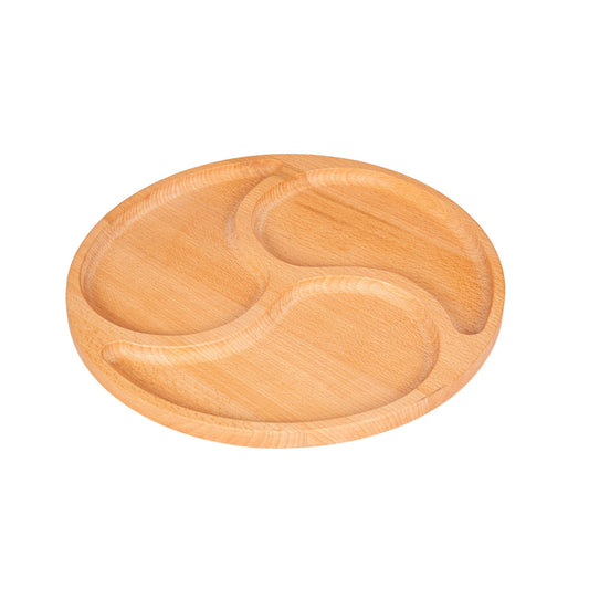 REVOLVING PLATE WOOD- 30 CM