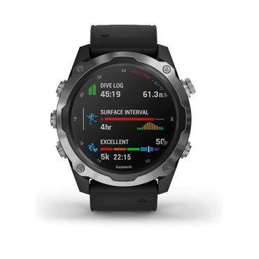 Garmin Descent Mk2 Smart-W Stainless Steel With Black Band