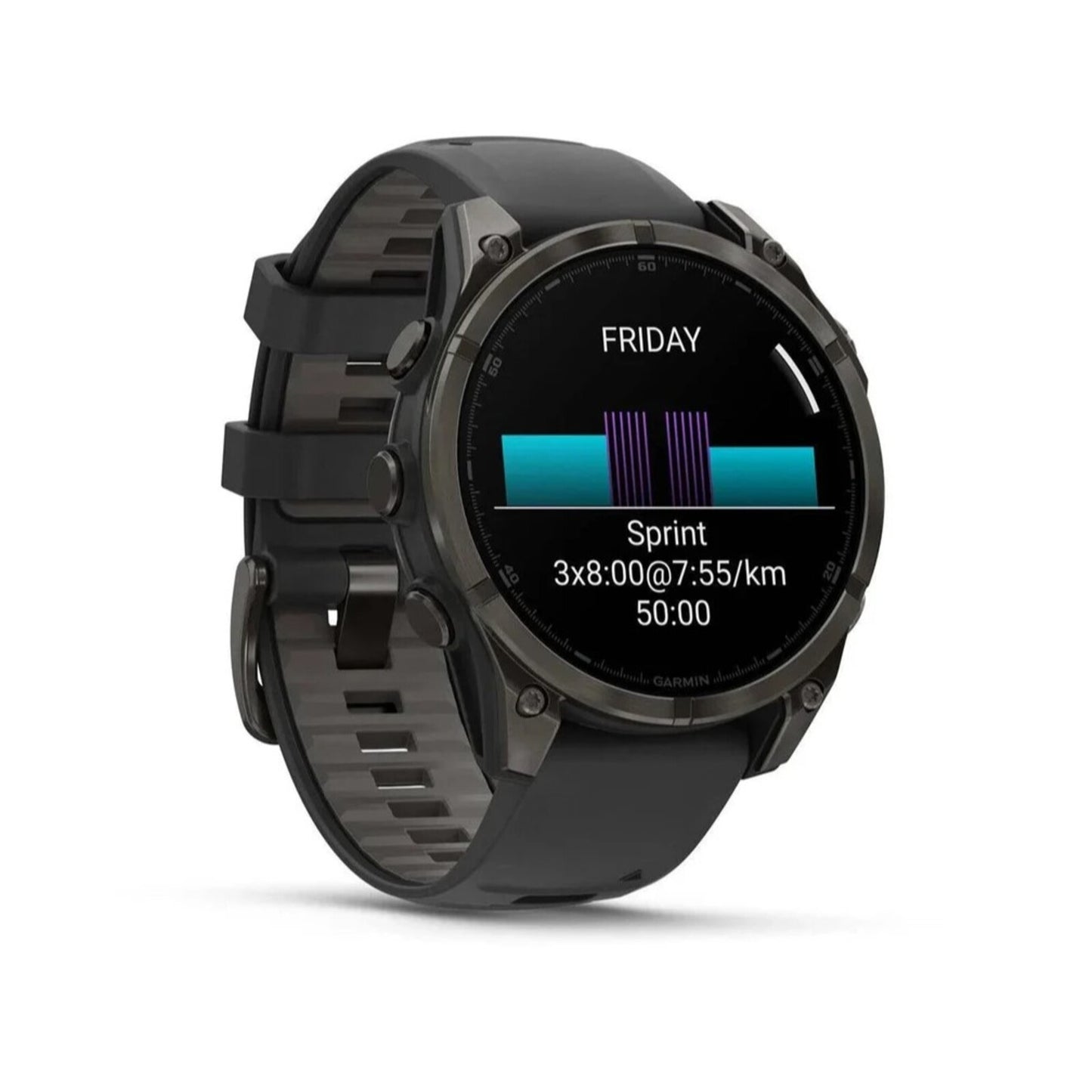 Garmin Fenix 6S - Sapphire Carbon Grey DLC with Black Band