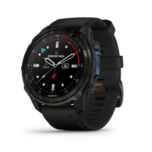 Garmin Descent Mk3i 51mm - Grey DLC Titanium With Black Band