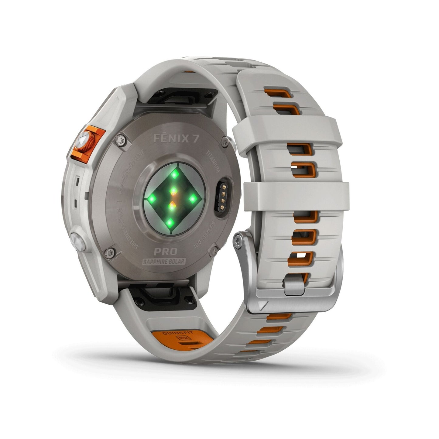 Garmin Fenix 7 Pro Sapphire Solar Edition Gray - Orange Band