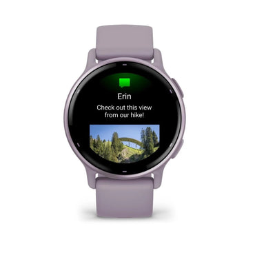 Garmin Vivoactive 5 Metallic Orchid Aluminum Bezel - Orchid