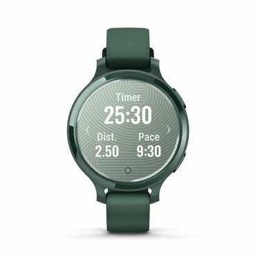 Garmin Lily 2 Active -Green With Jasper Green Silicone Band